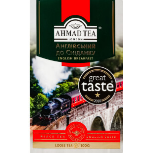 Чай Ahmad tea Англійський до сніданку, 100г (0054881007993)