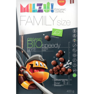 Кульки Milzu! житні з какао, 400г (4751022360554)
