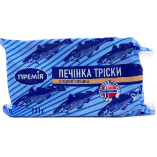 Печень трески Премія, 121г (4823096400211)