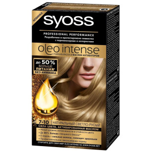 Краска для волос.Syoss Oleo Intense 7-10 светло-русый, шт (4015000999021)