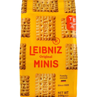 Міні-печиво Leibniz вершкове, 100г (4017100101700)