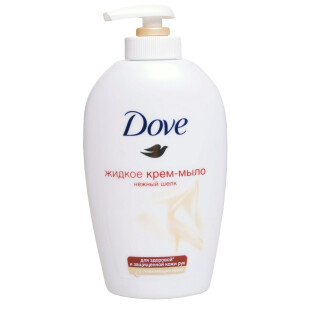 Крем-мыло Dove Нежный шелк, 250мл (8717163605776)