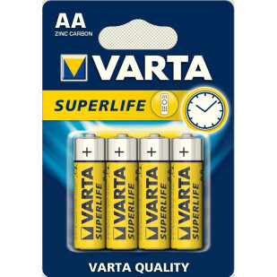 Батарейка Varta 2006 (R6) Superlife, 4шт/уп (4008496556267)