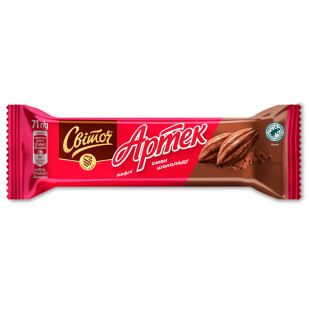 Вафли Світоч Артек со вкусом шоколада, 71г (8445290306401)