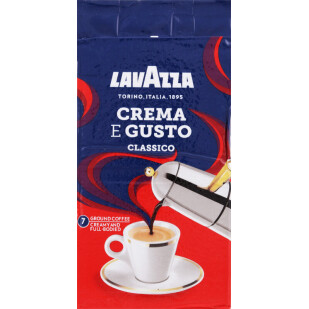 Кофе молотый Lavazza Crema e gusto Classic, 250г (8000070038769)