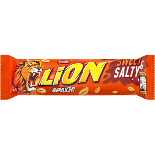 Батончик Lion з арахісом, 40г (4823000918672)