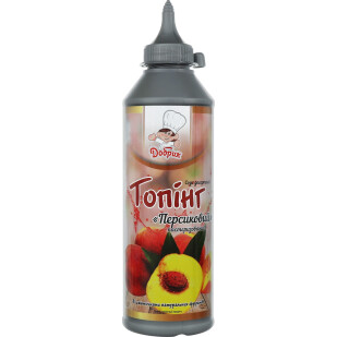 Топпинг Добрик Персик, 600г (4820159137138)