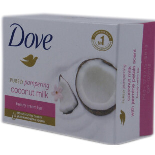 Крем-мыло Dove Кокосовое молочко и лепестки жасмина, 135г (8712561306577)