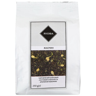 Чай листовой Rioba с жасмином зеленый байховый, 250г (4820198876876)
