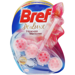 Блок для унітазу Bref DeLuxe Ніжна магнолія, 50г (9000101416879)