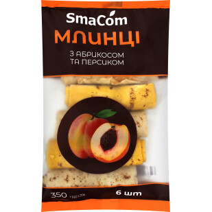 Блины SmaCom с персиком и абрикосом, 350г (4823071515299)