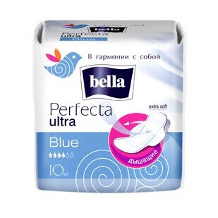 Прокладки Bella Perfecta Ultra Blue, 10шт/уп (5900516302931)