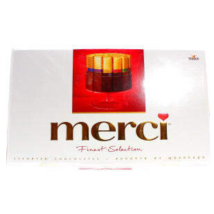 Шоколад Merci асорті, 400г (4014400900217)