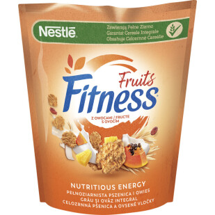 Пластівці Nestle Fitness Fruits з цільної пшениці, 225г (5900020020994)