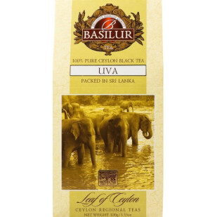 Чай чорний Basilur Uva цейлонський, 100г (4792252100060)