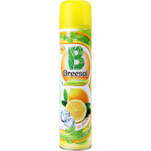 Освежитель воздуха Breesal Лимонная свежесть, 300мл (4820184440425)