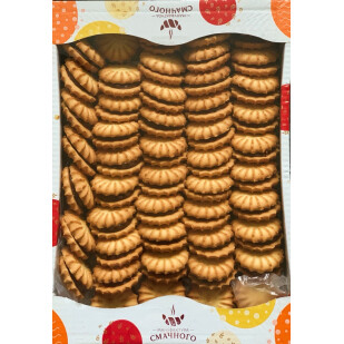 Печиво Мануфактура Барвінок зі згущеним молоком, 1,7кг/ящ