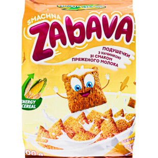 Подушечки Золотое Зерно Забава со вкусом топленого молока, 100г (4820017292344)