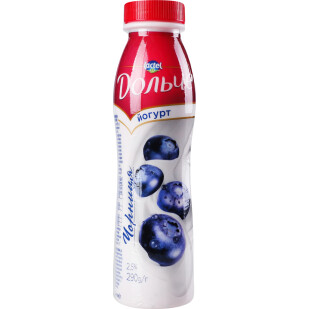 Йогурт Дольче черника 2,5%, 290г (4823065717272)