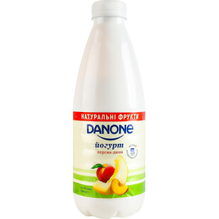 Йогурт Danone Персик-диня питний 1,5%, 800г (4820226160892)