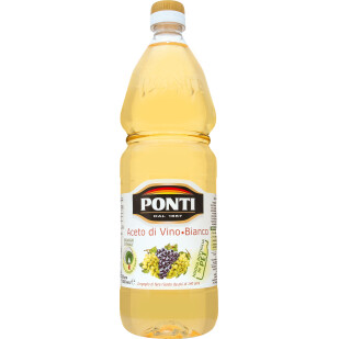 Уксус Ponti из белого вина, 1л (8001010031017)