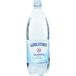 Вода мінеральна Gerolsteiner Sparkling газована, 1л (4001513006646)