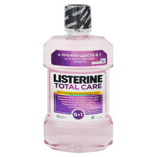 Ополаскиватель для рта Listerine Total Care, 500мл (3574661287522)
