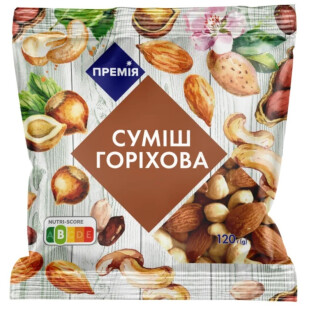 Смесь Премія ореховая, 120г (4823096426419)