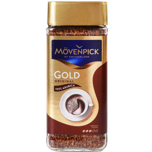 Кофе растворимый Movenpick Gold Original, 100г (4006581018126)