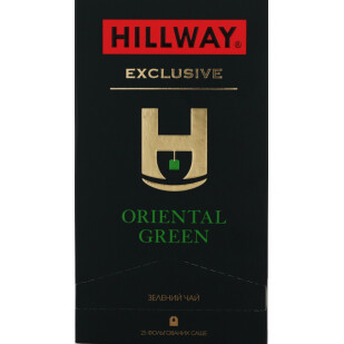 Чай зеленый Hillway Exclusive Oriental Green, 25*2г (8886300990577)