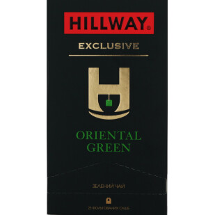 Чай зелений Hillway Exclusive Oriental Green, 25*2г (8886300990577)