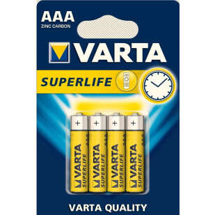 Батарейка Varta Superlife AAA, 4шт (4008496676187)