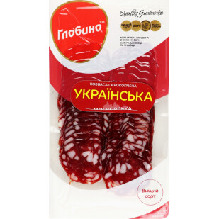 Колбаса Глобино Украинская с/к в/с, 80г (4820112654566)