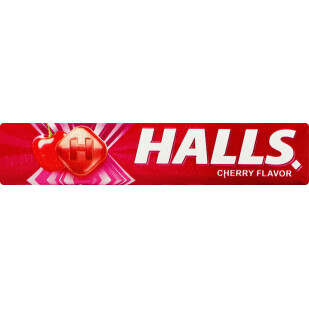 Леденцы Halls со вкусом вишни, 25,2г (7622210609724)