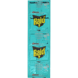Пластины для фумигатора Raid Эвкалипт от комаров, 10шт/уп (4823002005639)