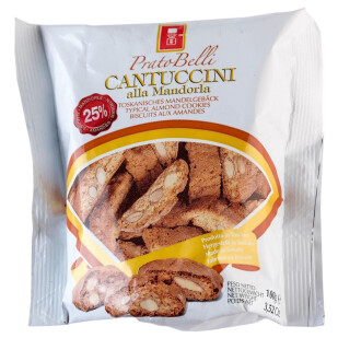 Кантучини Pratobelli с миндалем, 100г (8003655551004)