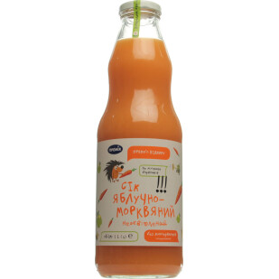 Сок Премія яблочно-морковный неосветленный пастеризованный, 1л (4823096410999)