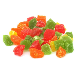 Цукаты кубики микс, кг