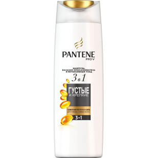 Шампунь Pantene PRO-V 3в1 Густое и крепкое, 360мл (8001090673329)