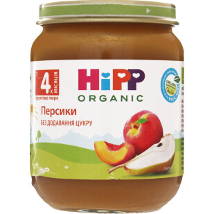 Пюре Hipp персик, 125г (9062300129110)