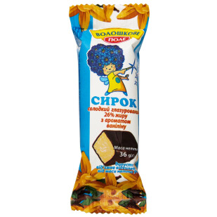 Сырок глазированый Волошкове поле с ванилью 26%, 36г (4820004237358)