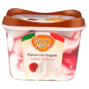 Мороженое Siviero Maria с клубникой, 500г (8006922078204)
