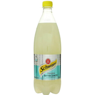 Напиток сокосодерж Schweppes Original Bitter Lemon, 1л (0250010618553)