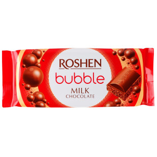 Шоколад молочный Roshen Milk Bubble, 80г (4823077626227)