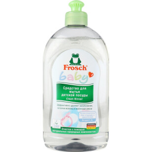 Бальзам для миття дитячого посуду Frosch Baby, 500мл (4001499908347)