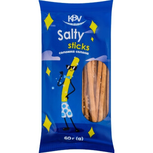 Соломка KBV с солью, 60г (4820199874338)