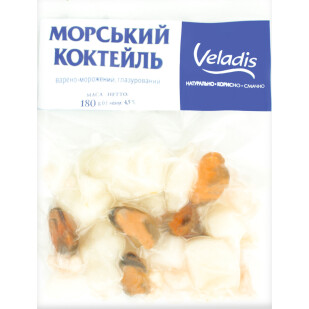 Коктейль морской Veladis глазированный в/м, 180г (4823097901656)