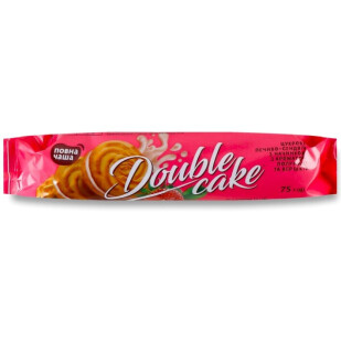 Печенье Повна Чаша с ароматом клубники, 75г (4824034014156)