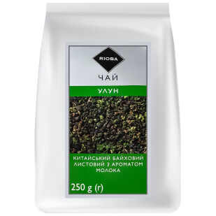 Чай листовой Rioba Улун с ароматом молока байховый, 250г (4823115404558)