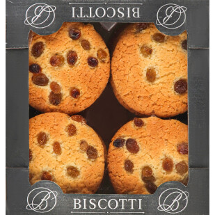 Печенье Biscotti Американское с изюмом, 0,4кг (4820216120264)